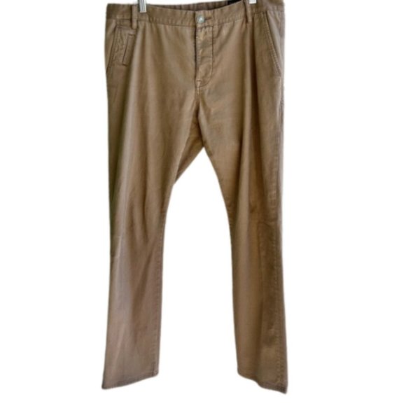 ALL SAINTS Khaki Trousers - Pipe/Slim Fit Men’s 32 - Picture 3 of 11